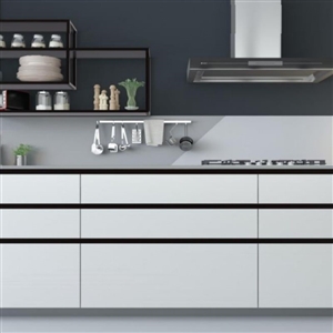 Tay nắm tủ ngang Gola chữ J Hafele 126.37.909 (đồng đen)